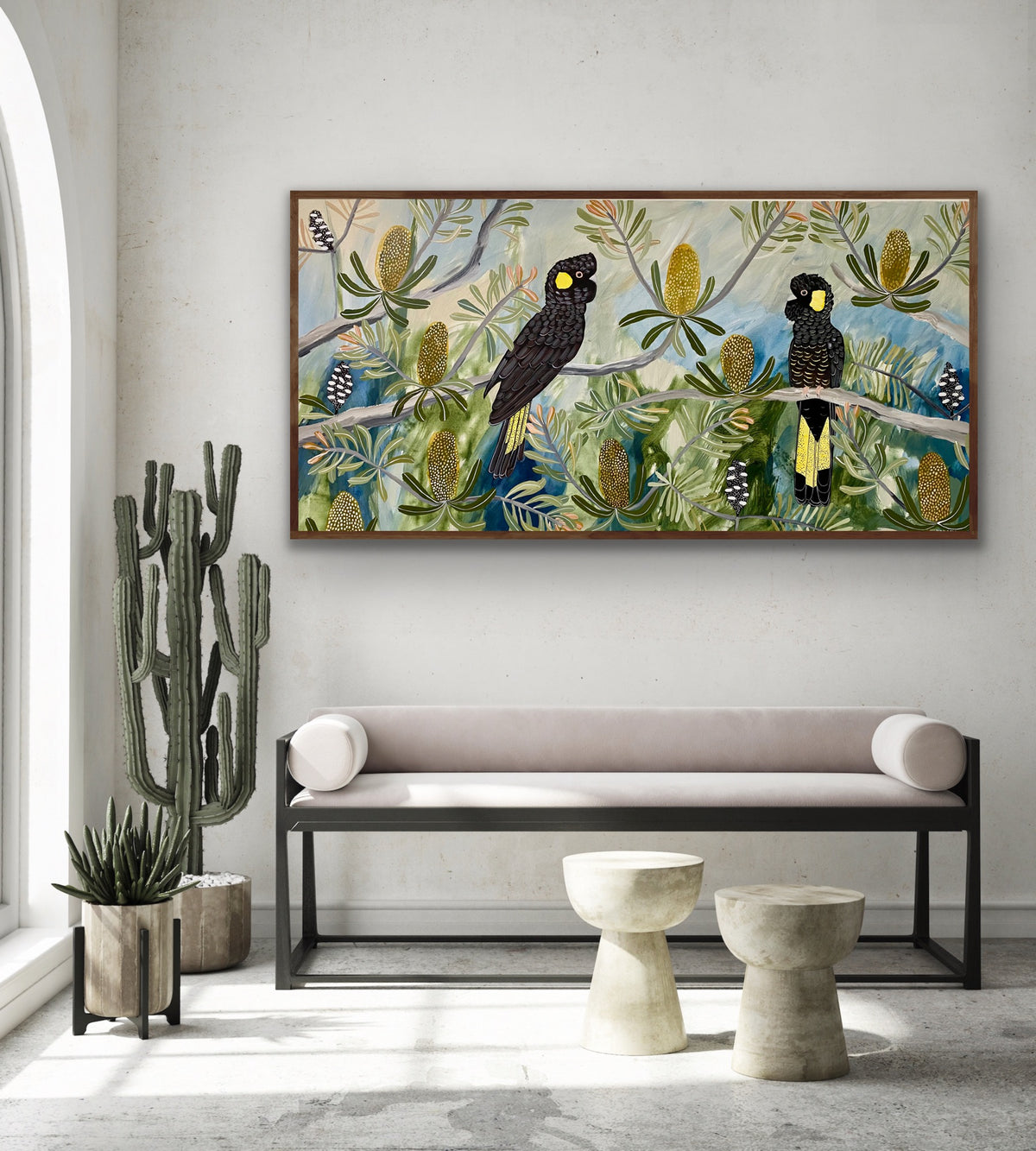 Autumn Black Cockatoos #4