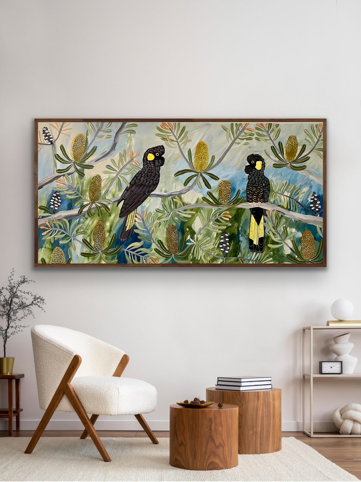 Autumn Black Cockatoos #4