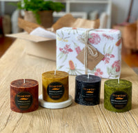 Earthy & Woody - Candle Sampler