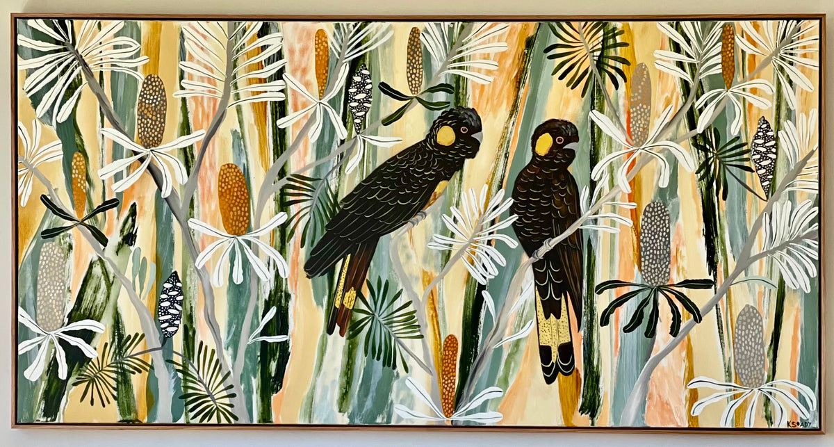 Black Cockatoos in The Banksia #4