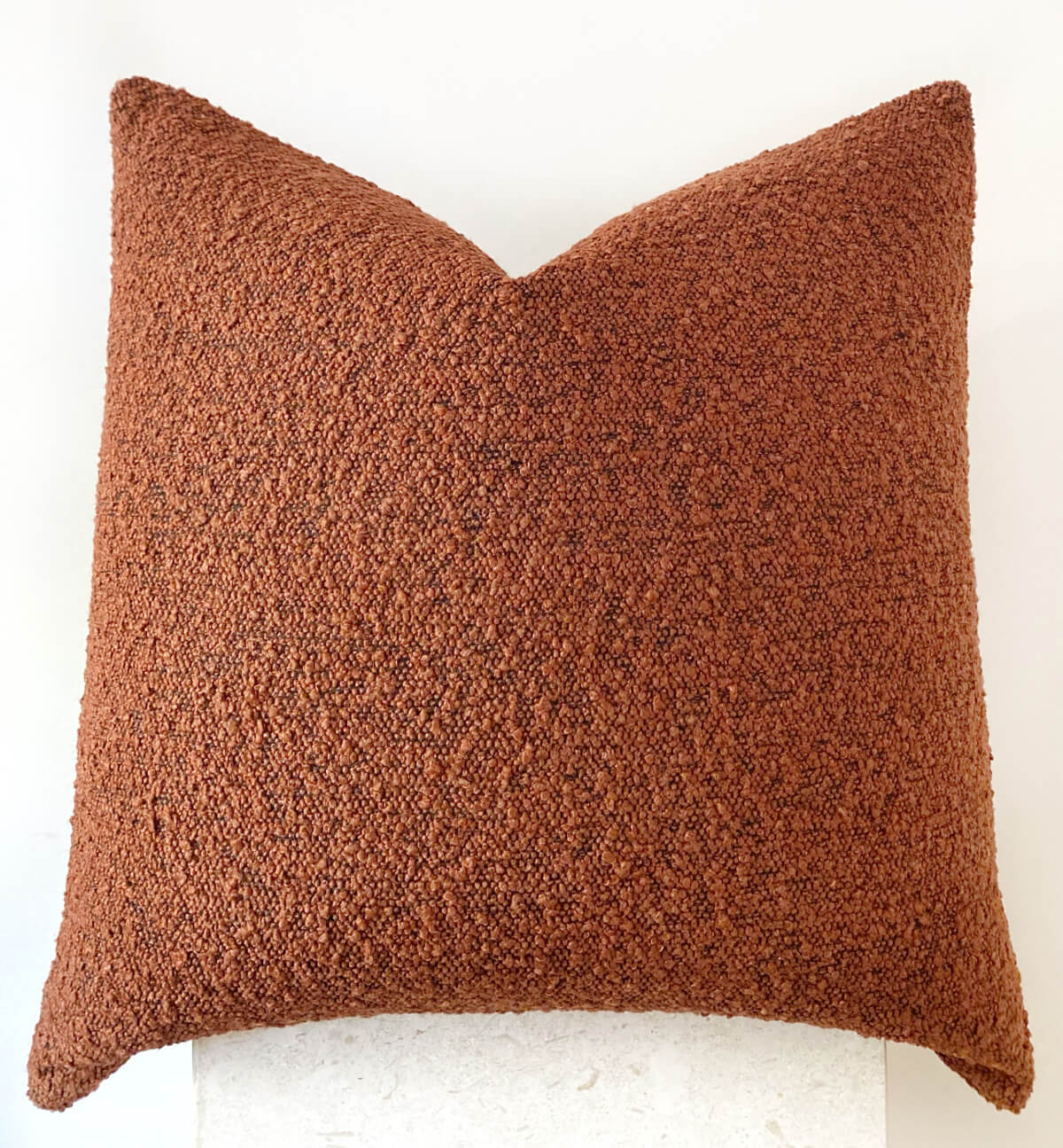 Boucle Cushion Rust