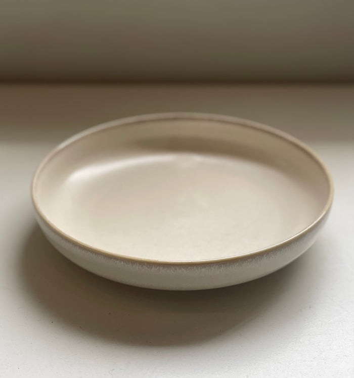 Wabisabi Pearl High Edged Dinner Plate