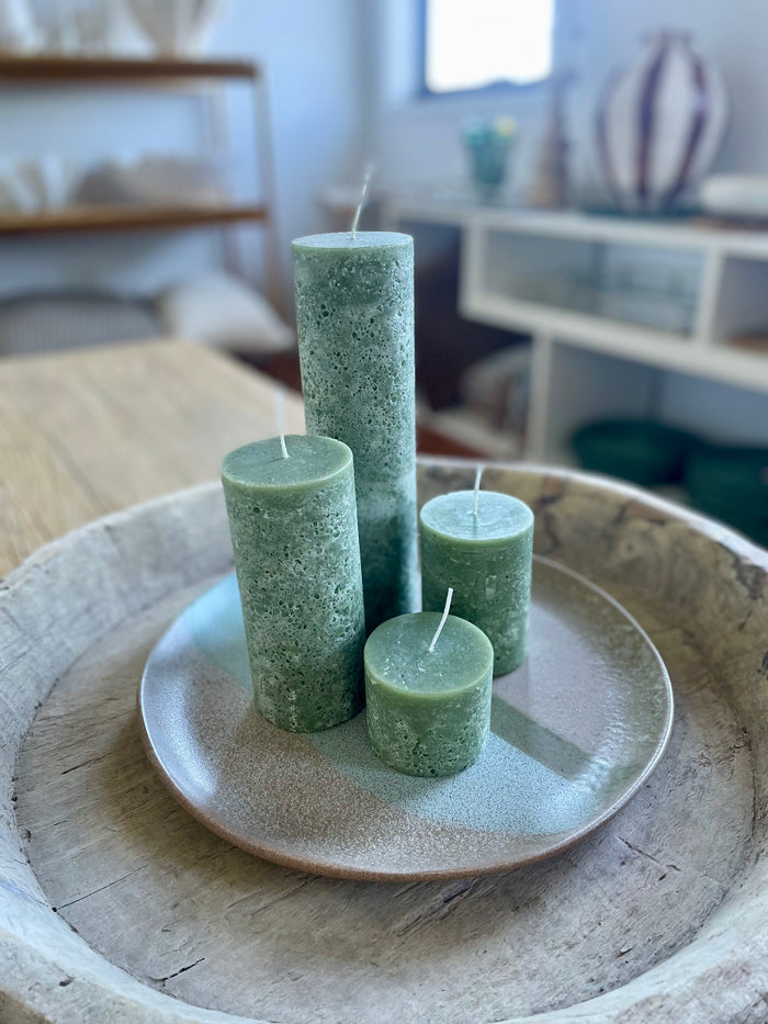 Hearth Candles - Sage Green