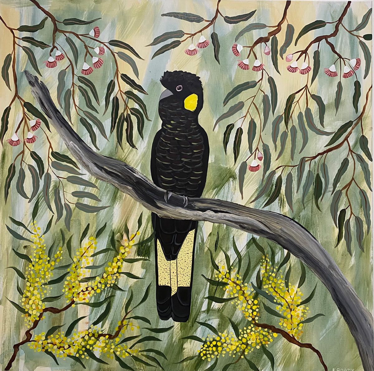 Black Cockatoos in the Natives #1