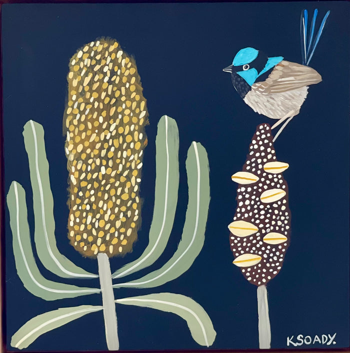 Banksia Nocturne and Fairy Wren #2