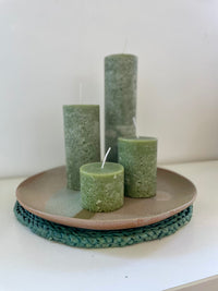 Hearth Candles - Sage Green