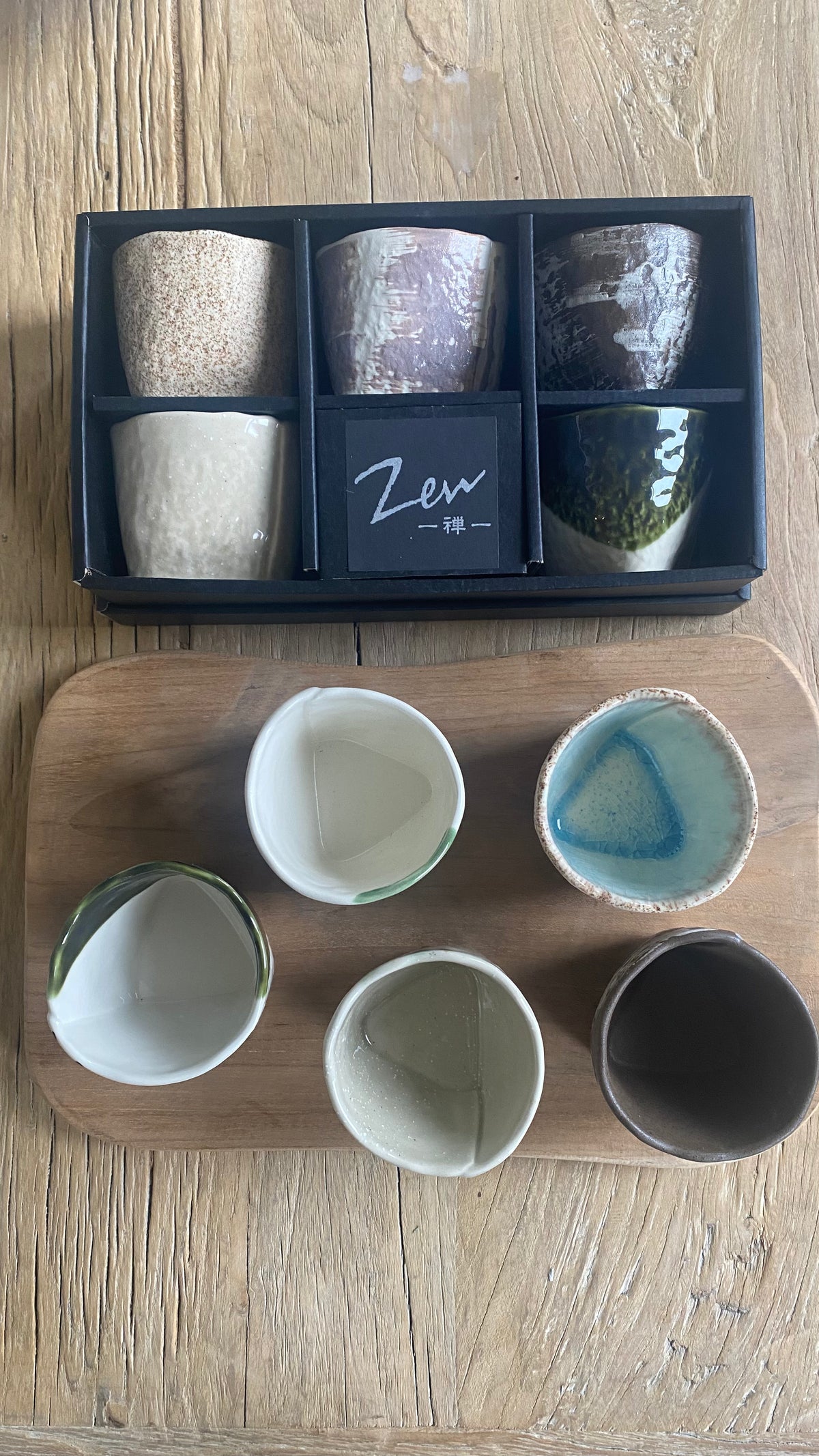 YU-ZEN triangle cup set