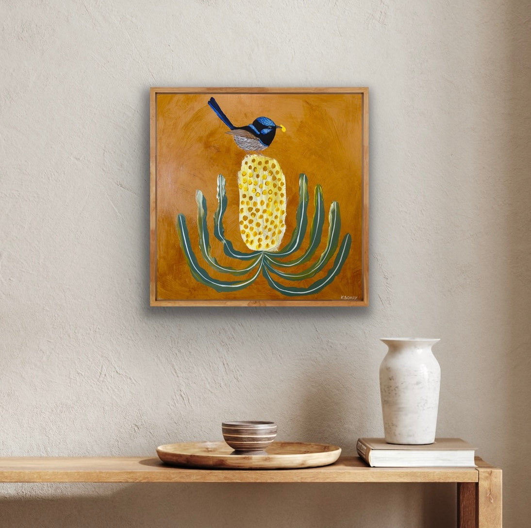 Fairy Wren & Banksia #3