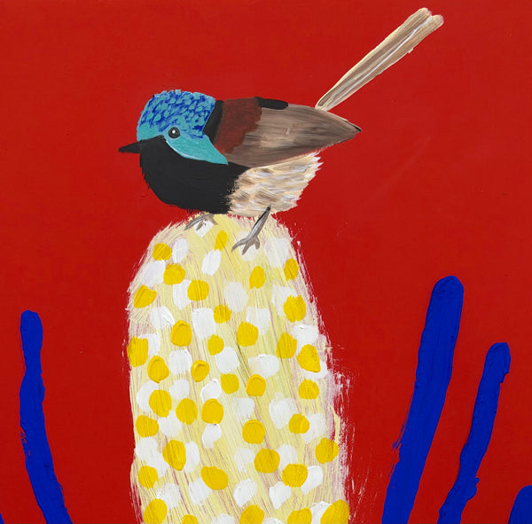 Fairy Wren & Banksia #2