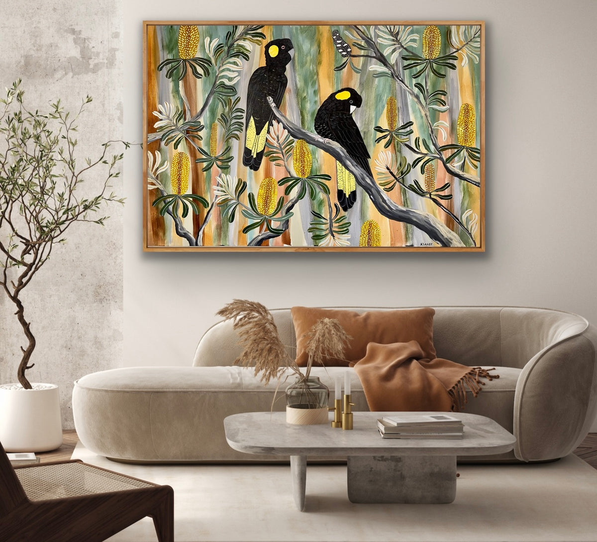 Autumn Black Cockatoos #6