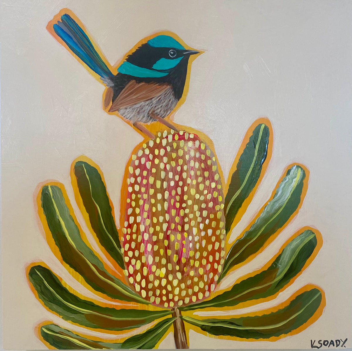 Banksia & Fairy Wren #2