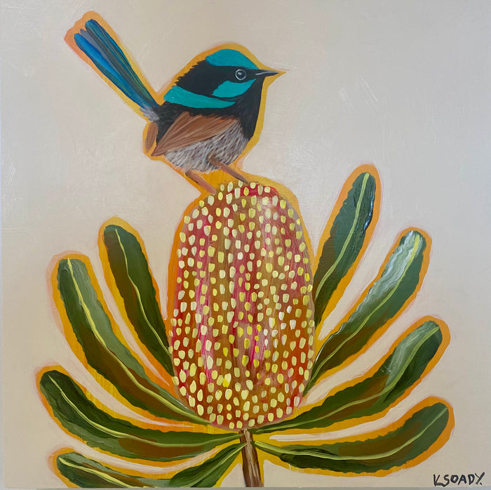 Banksia & Fairy Wren #2