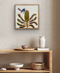 Fairy Wren and Banksia #8