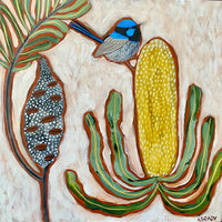 Fairy Wren & Banksia #9