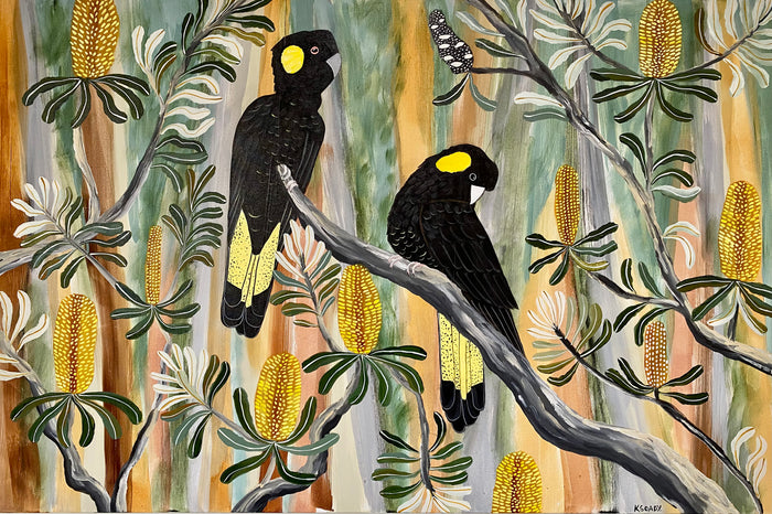 Autumn Black Cockatoos #6