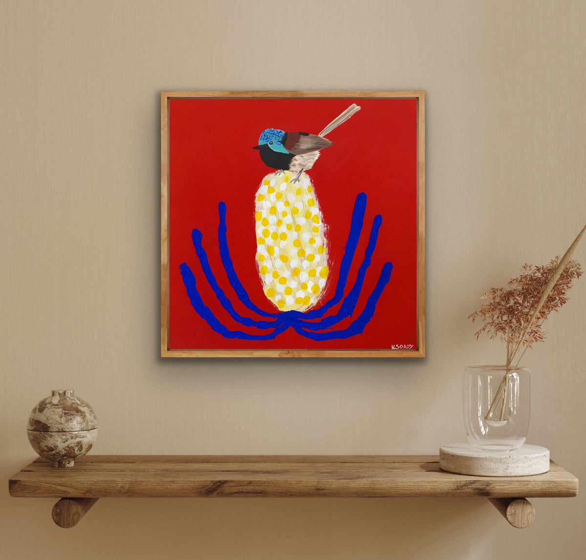 Fairy Wren & Banksia #2