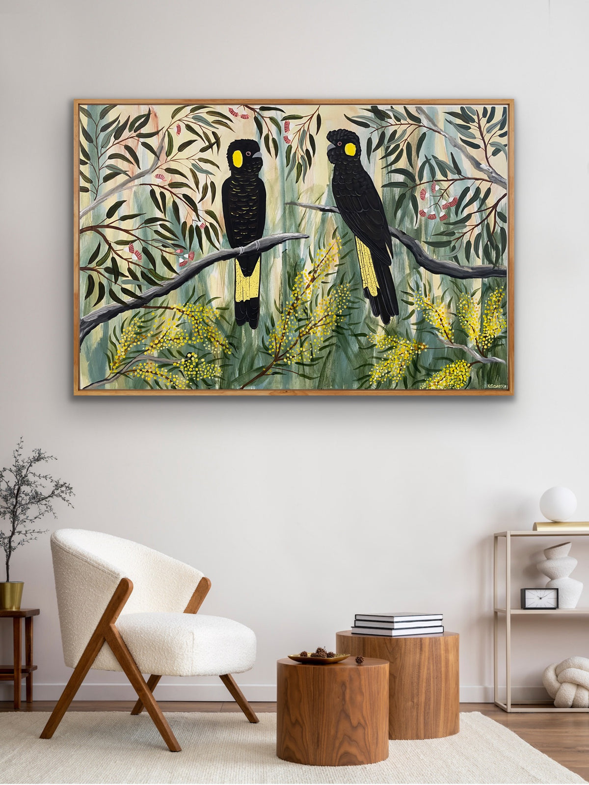 Black Cockatoos in the Natives #2