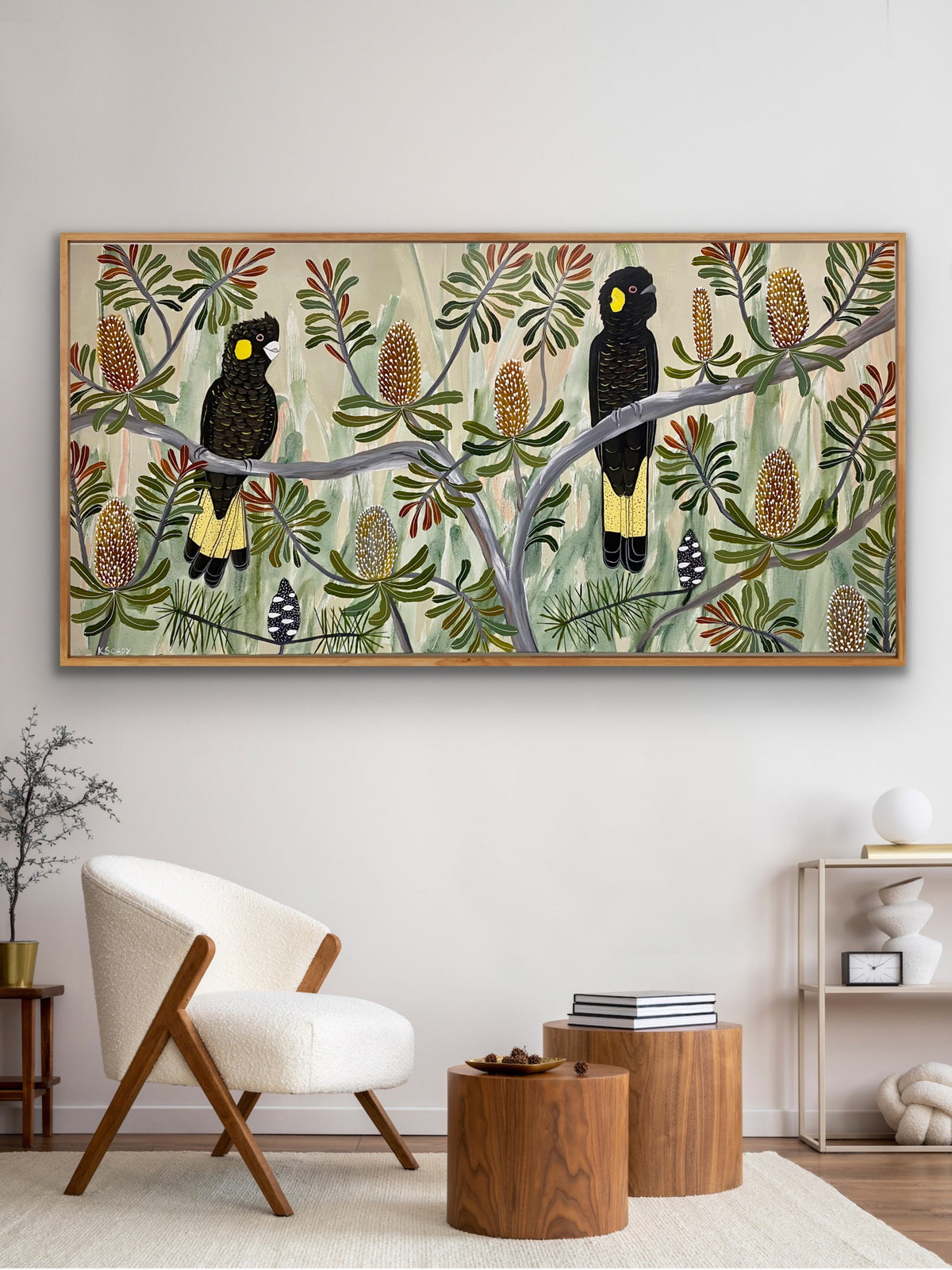 Autumn Black Cockatoos #7