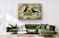 Black Cockatoos in Spring