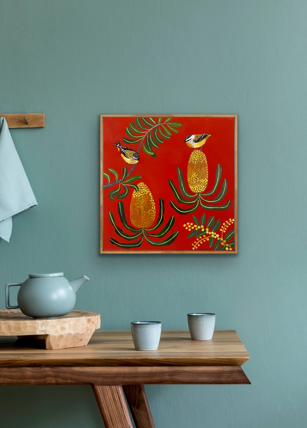 Pardalotes and Banksia