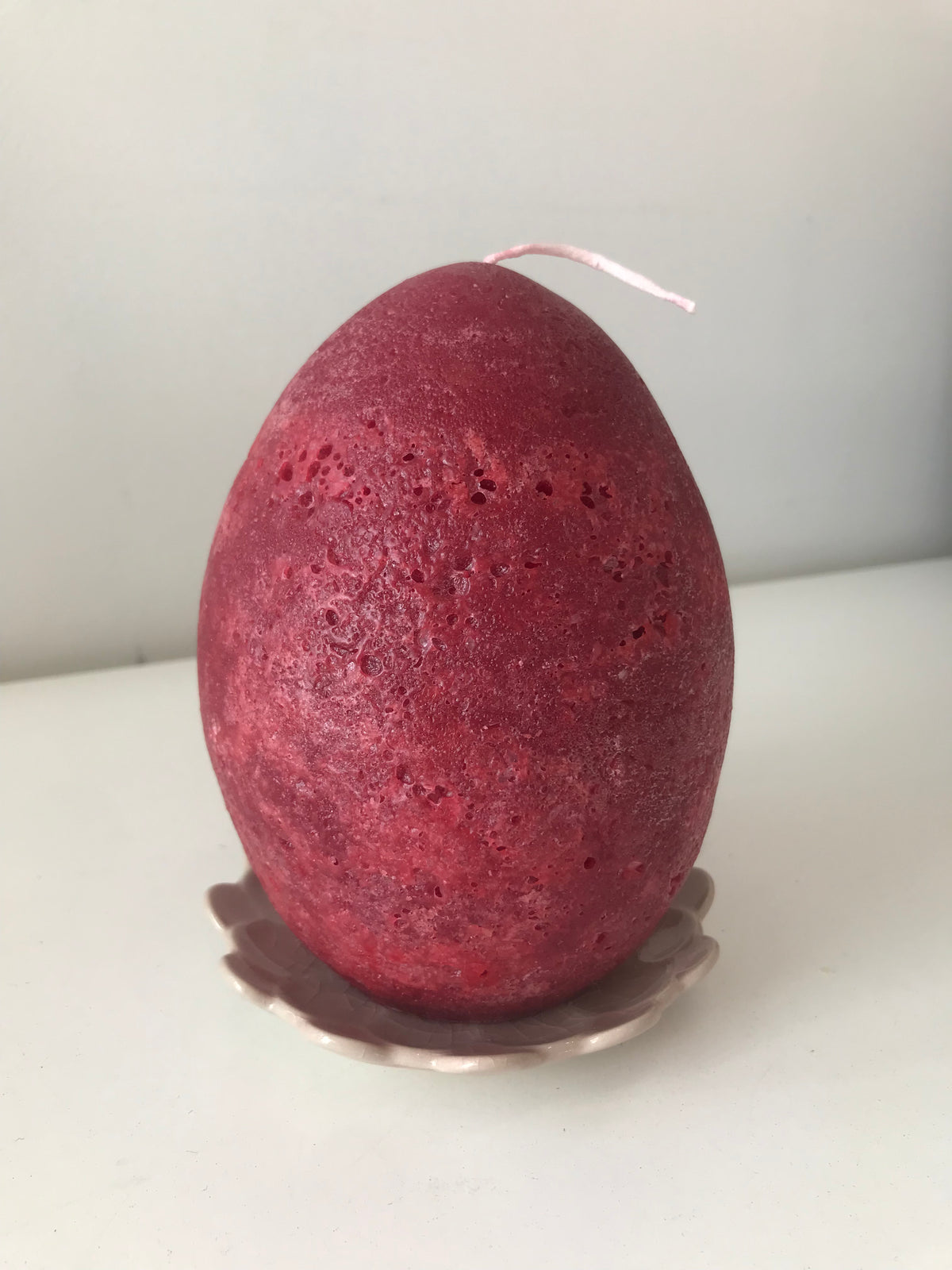 Textured Egg Burgundy