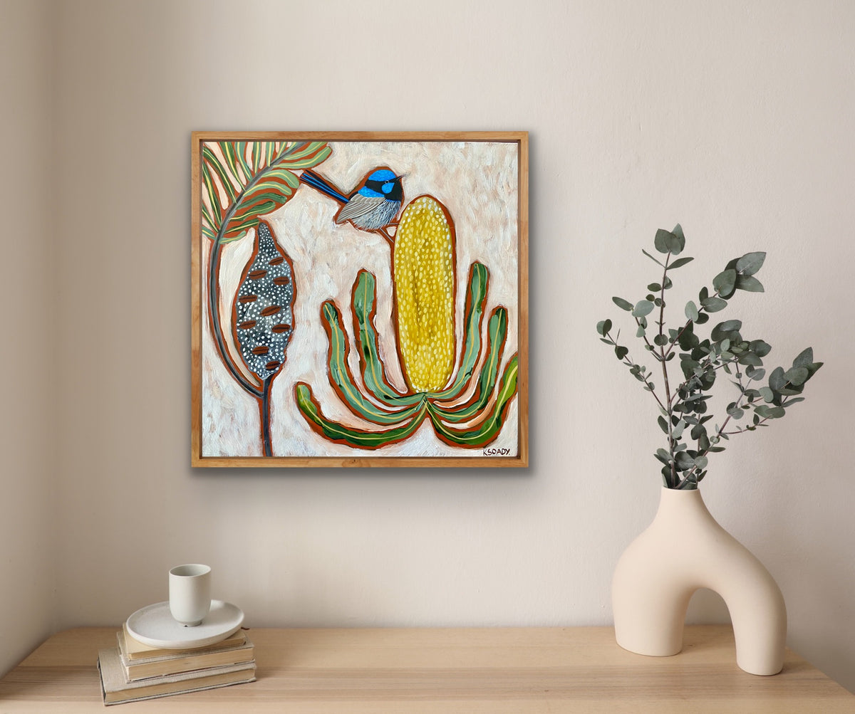 Fairy Wren & Banksia #9