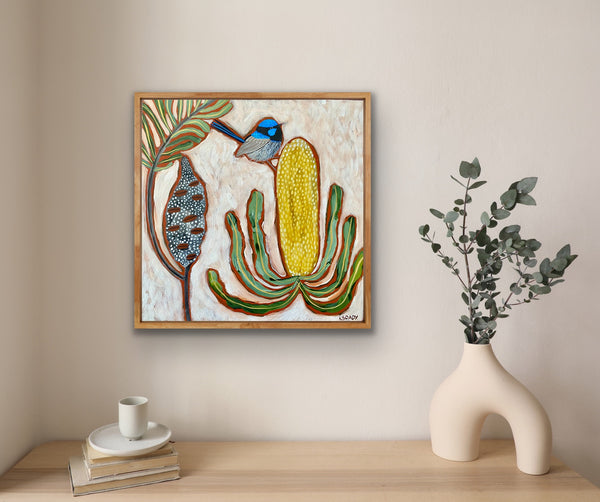 Fairy Wren & Banksia #9