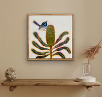 Fairy Wren and Banksia #8