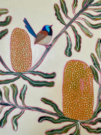 Banksia and Fairy Wren #7