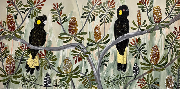 Autumn Black Cockatoos #7