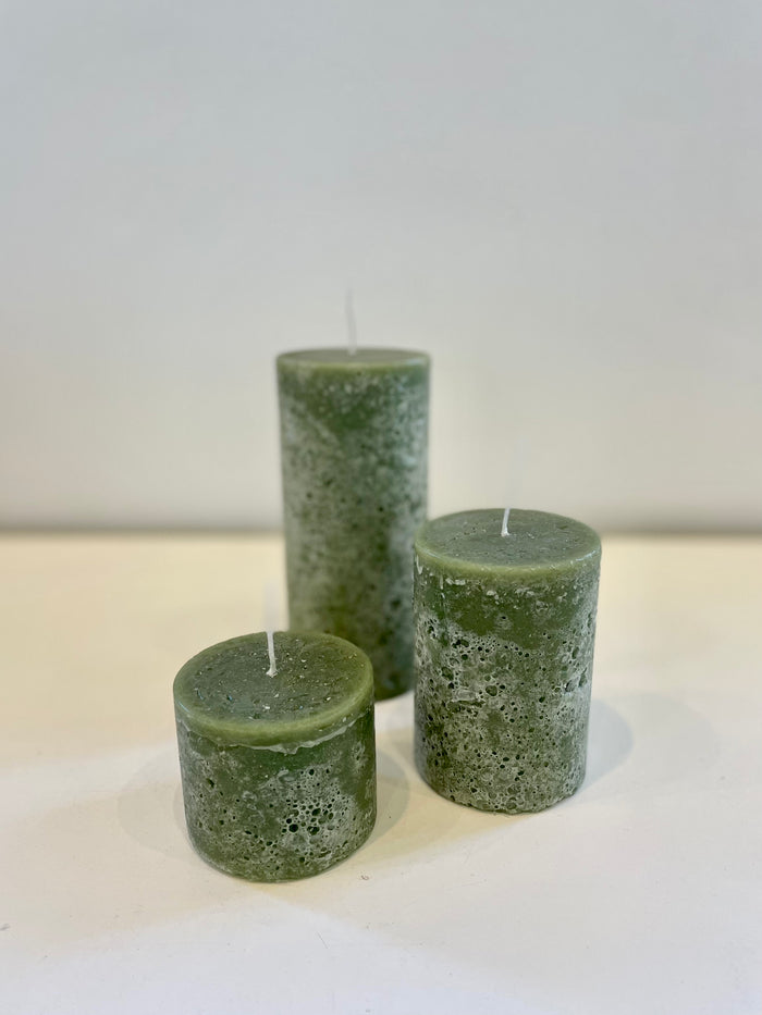 Hearth Candles - Sage Green