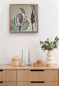 Zebra Finch & Banksia #4