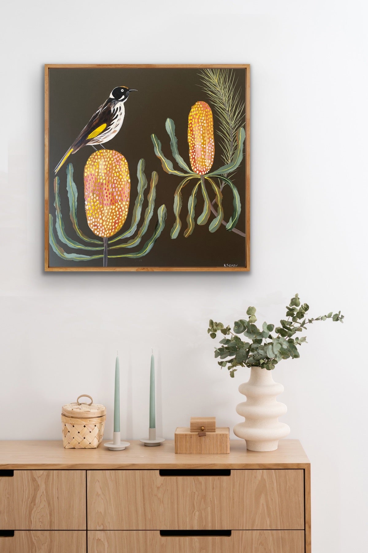 Banksias & Honeyeater #1