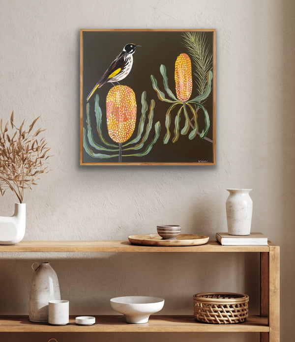 Banksias & Honeyeater #1