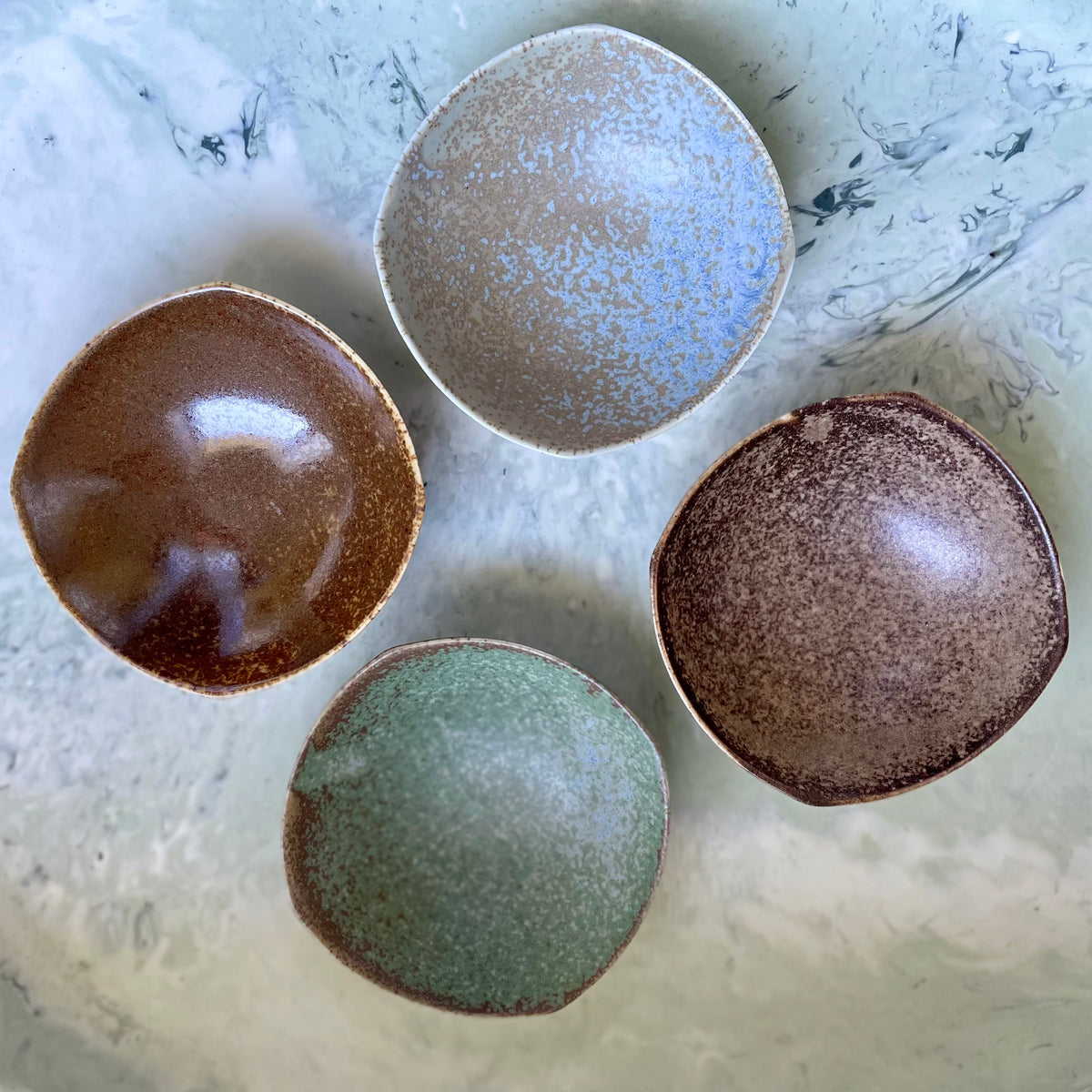 Wabisabi  Small Dish Dark Brown