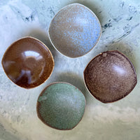 Wabisabi  Small Dish Dark Brown