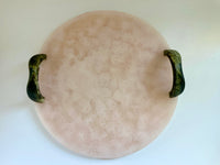 Kip Resin Tray Nude/Pesto