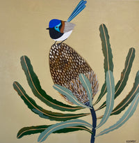 Fairy Wren and Banksia #11