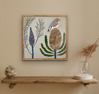 Zebra Finch & Banksia #6