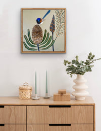 Fairy Wren and Banksia #10