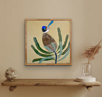 Fairy Wren and Banksia #11