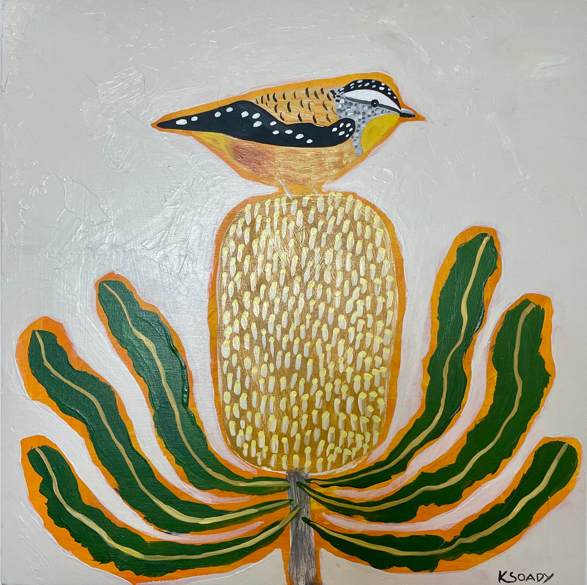 Pardalote and Spring Banksia #2