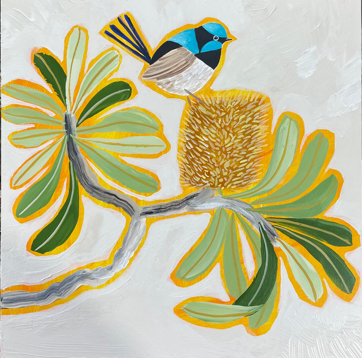 Spring Banksia & Fairy Wren #1