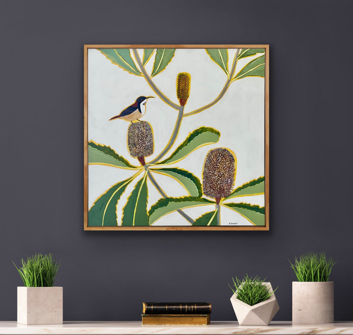 Robur Banksia and Spinebill #2