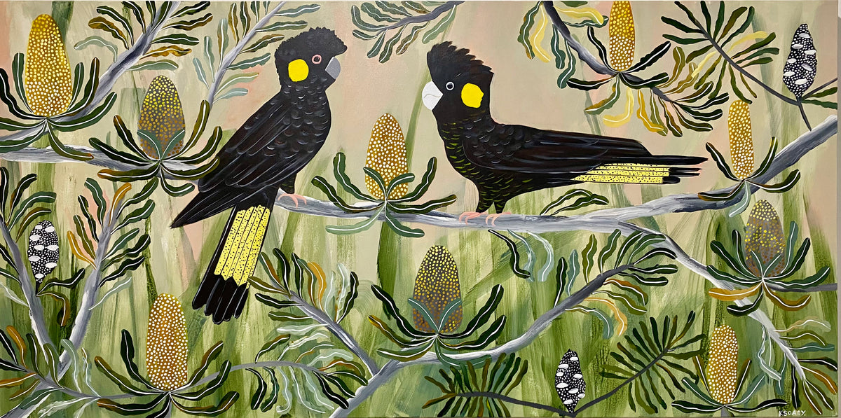 Black Cockatoo Couple #6