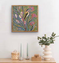 Hakea, Kangaroo Paw & Honeyeater
