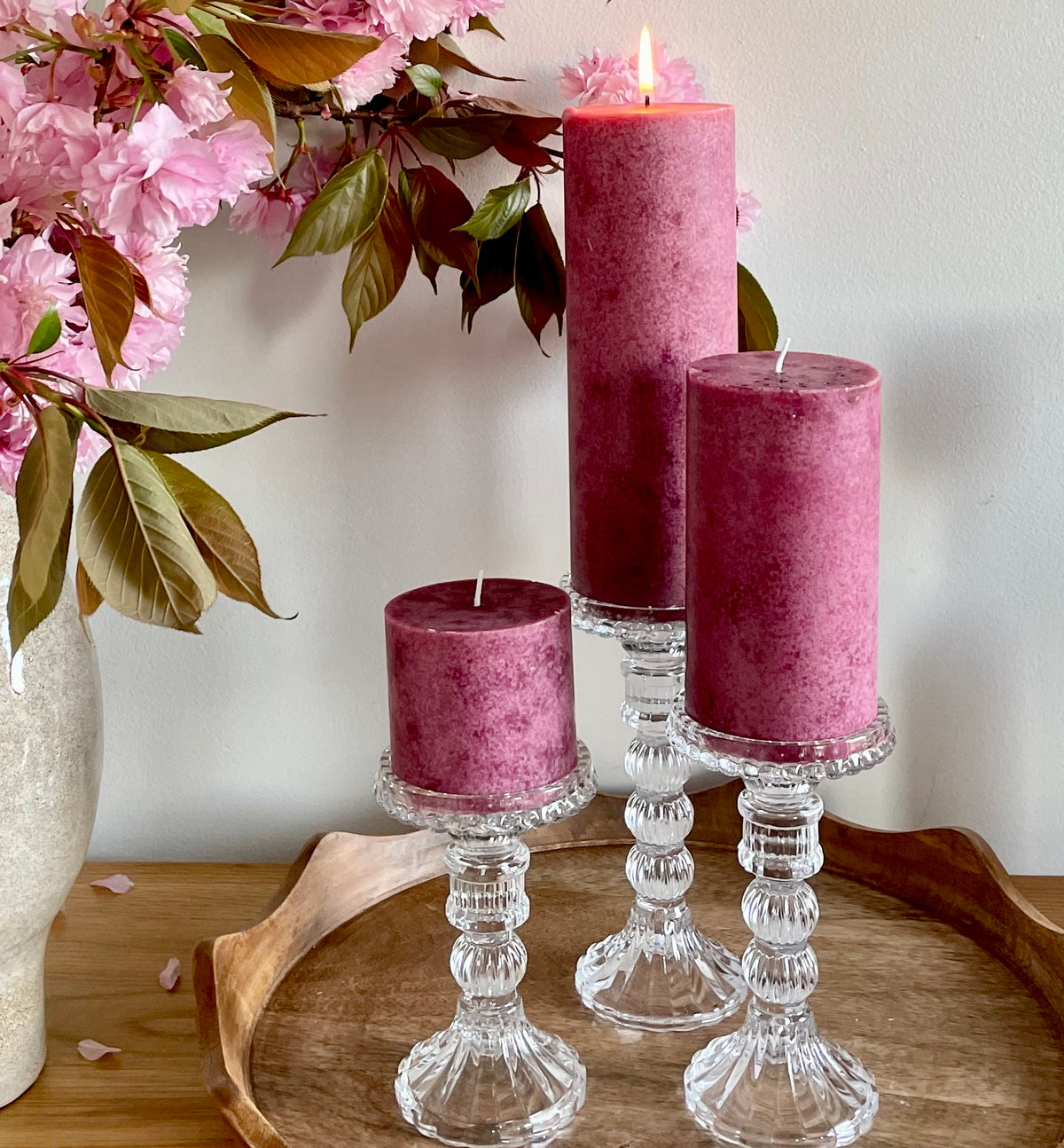 Celestia Glass Candle Holder