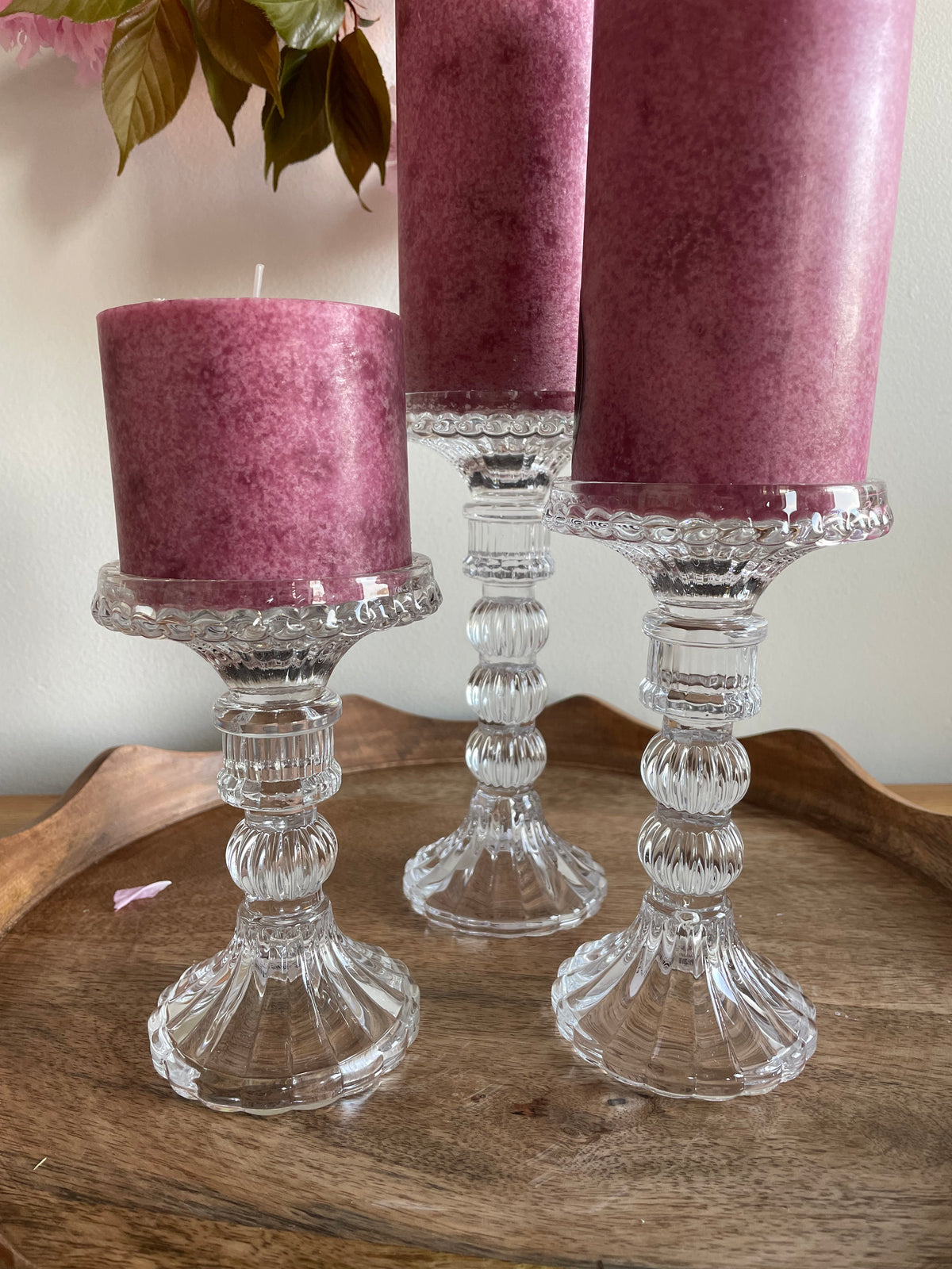 Celestia Glass Candle Holder