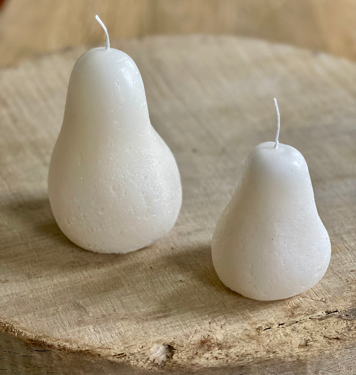 Pear Candles - Ivory