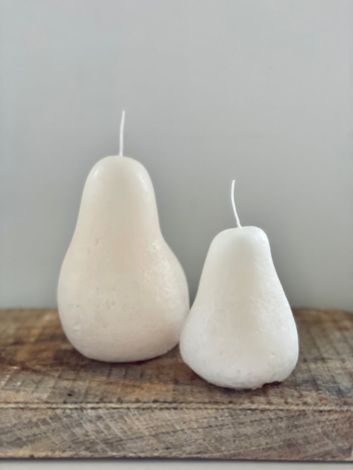 Pear Candles - Ivory